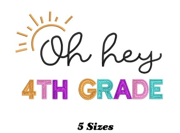 4th Grade Teacher Embroidery Design Review
