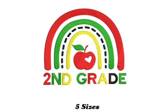 Charming 2nd Grade Rainbow Review for Boutique Apparel