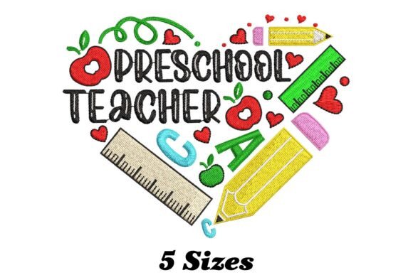 Preschool Teacher Embroidery Design Review
