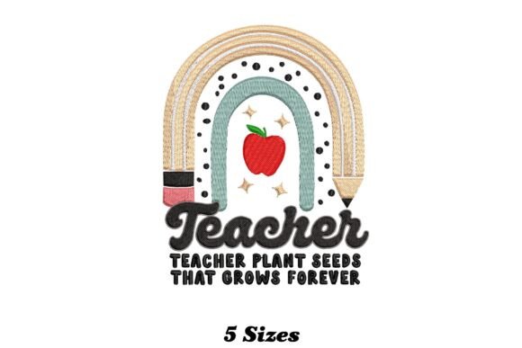 Rainbow Apple Teacher: A Whimsical Holiday Stitch Review