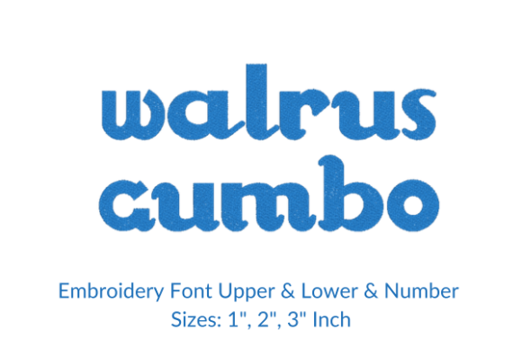 Walrus Gumbo Font: A Holiday Embroidery Review