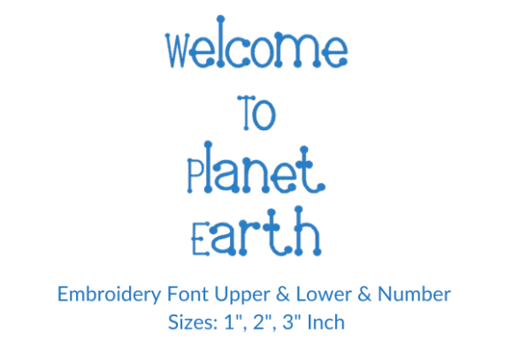 Welcome to Planet Earth Font Review