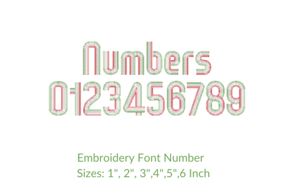 Wox Font Numbers: A Holiday Embroidery Review